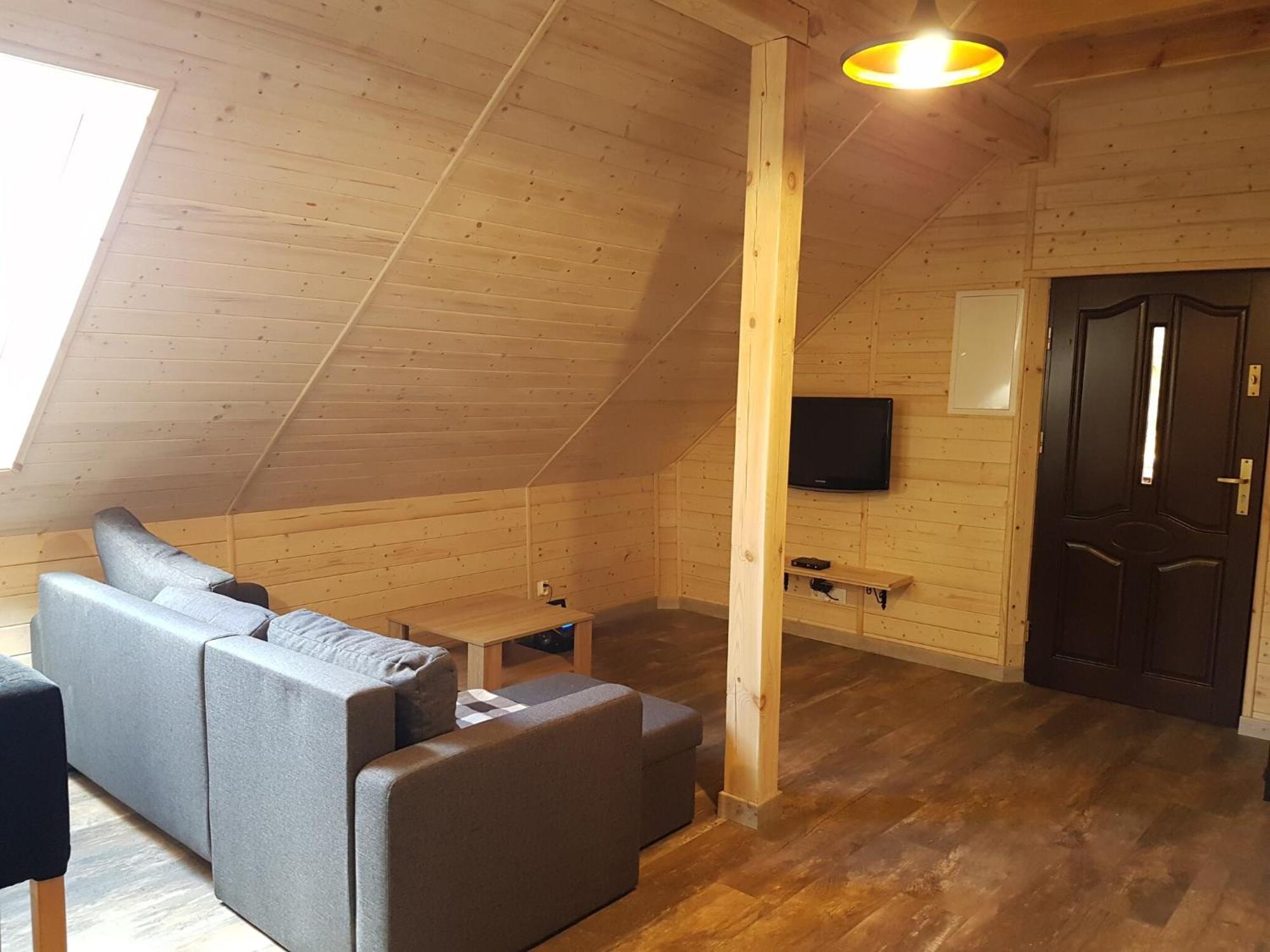Wooden Holiday Home In Skrzynia With Terrace Osiek  Extérieur photo